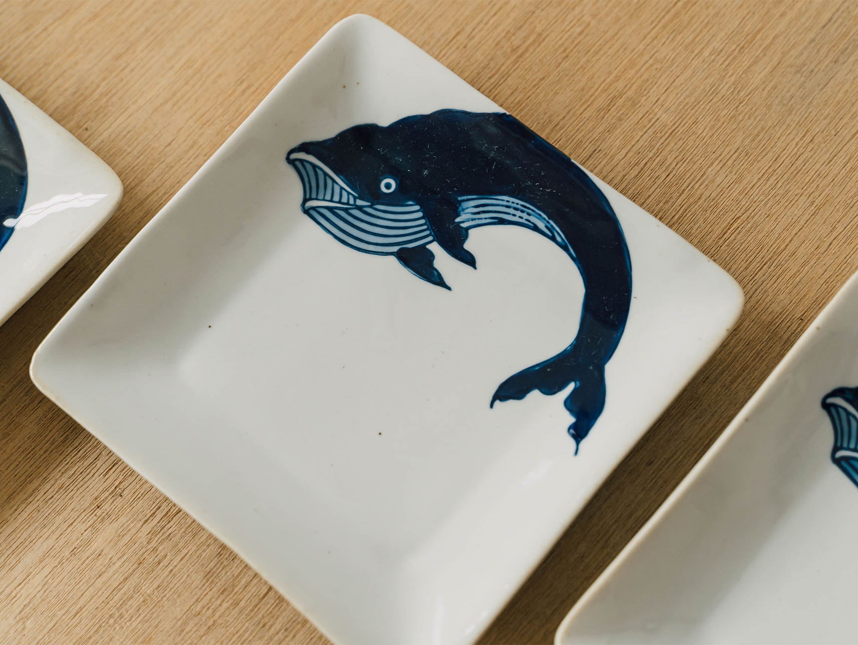 Japanese Whale Print Plate - Medium