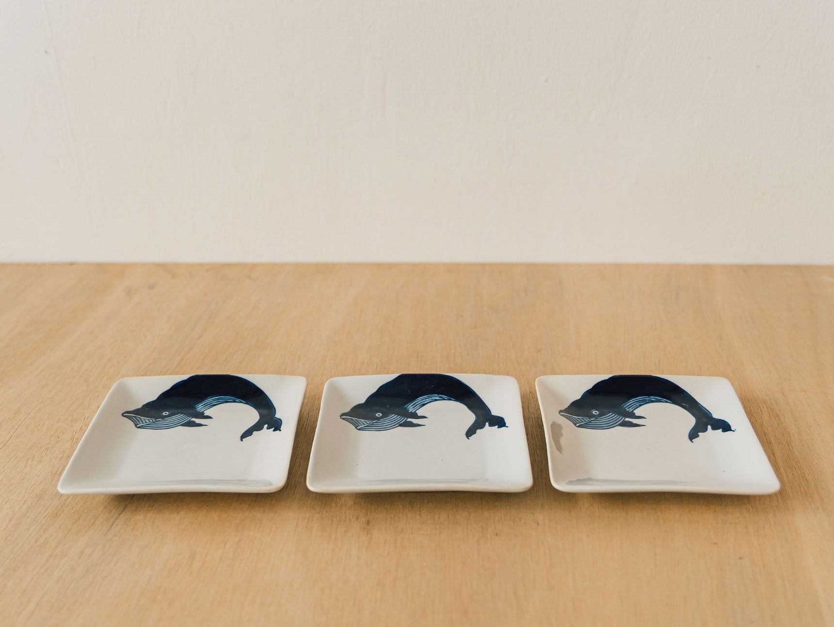 Japanese Whale Print Plate - Medium
