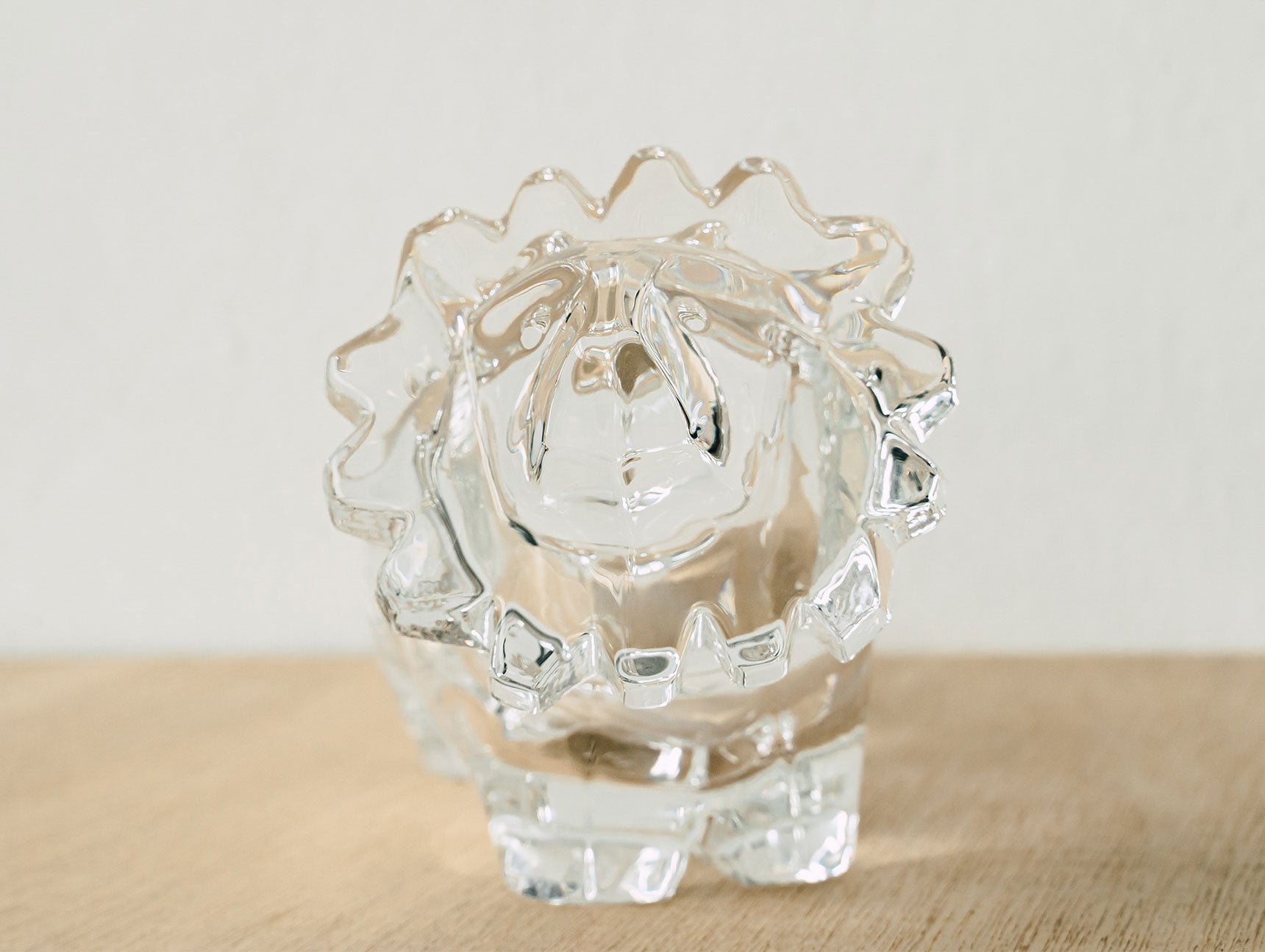 Vintage Glass Vessel - Lion