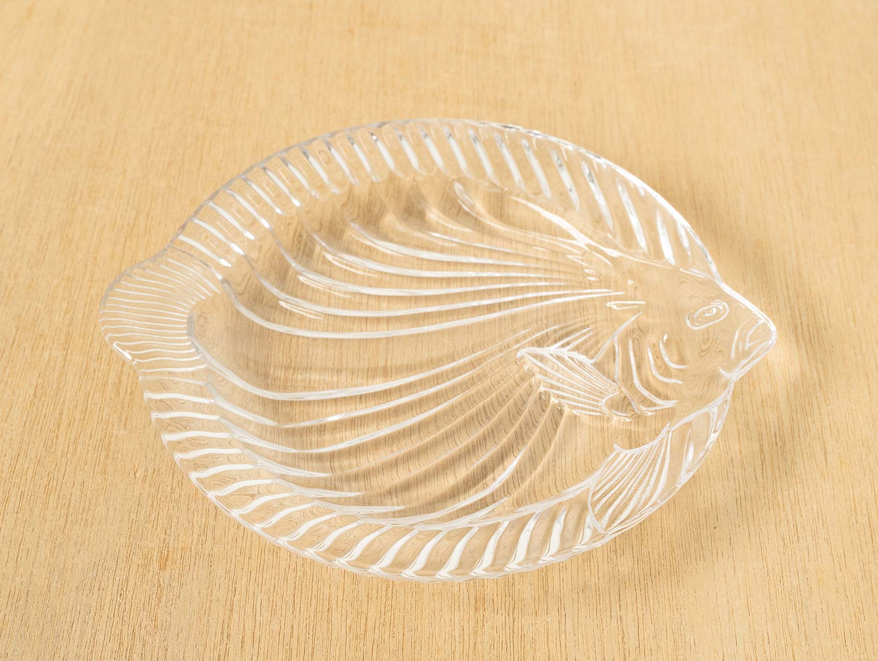 Vintage Soga Glass Fish Plates